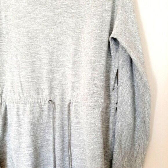 RAG & BONE Knit Sibella Drawstring Waist Dress Grey Sz M - Picture 6 of 16